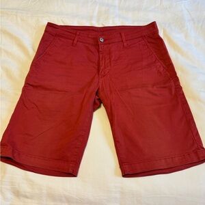 AG Adriano Goldschmied - The Griffin Red Shorts
